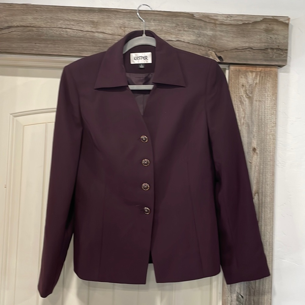 Purple Kasper Blazer